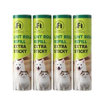 Extra Sticky 4Pcs 9.5&#39;&#39; Refills Total 240 Sheets. Refills Of Large Lint Roller F - £21.31 GBP