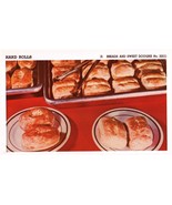 Vintage 1950 Hard Rolls Print Cover 5x8 Crafts Food Decor - €17,11 EUR