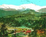 Mount Mt Evans From Bear Creek Valley Colorado CO 1926 Postcard - $3.91