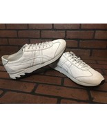 Onitsuka Tiger MHS Sneakers All White Leather Size 11 - £62.49 GBP