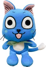 Fairy Tail Happy 7&quot; Sitting Pose Plush Doll Anime Licensed NEW - £14.69 GBP