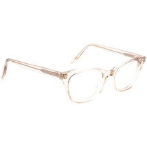 Barton Perreira Eyeglasses Nina HUS Clear Brown Cat Eye Japan 49-18 145 Handmade - £223.81 GBP