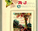 Un Gioioso Natale Edera Pietra Ponte Brook Scene Winsch Dietro 1910 DB C... - $11.23