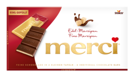 Storck merci MARZIPAN Chocolates - 100 g ( 4 bars inside ) -FREE SHIPPING - $10.88