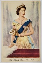 UK The Beautiful Her Majesty Queen Elizabeth II Sash and Star Postcard Z3 - £10.38 GBP