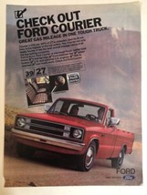 Ford Courier Truck Vintage Print Ad pa6 - £5.44 GBP
