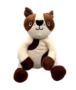 Your Zone Kids Plush Hugger Figural Puppy Dog Only Soft Brown White Sitting - £10.11 GBP