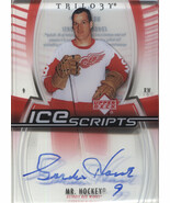 2006-07 UPPER DECK TRILOGY #IS-GH GORDIE HOWE ICE SCRIPTS - $295.00