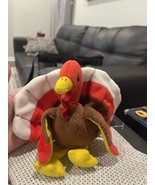Vintage 1996 TY Beanie Baby – GOBBLES the Turkey (5.5 in) - $110.35 MXN