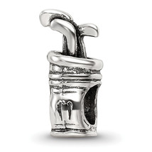 Silver Reflections Golf Bag Bead QRS348 - £29.52 GBP