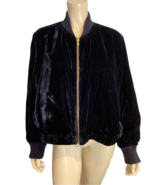 J.Crew Mercantile Navy Blue Velvet Lined Jacket Size 3X - €32,52 EUR