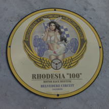 1959 Vintage Rhodesian Automobile Racing Club &#39;&#39;Rhodesia 100&#39;&#39; Porcelain... - $148.45