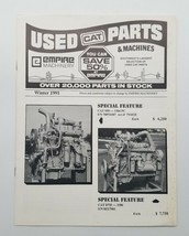 Winter 1991 Empire Machinery Used CAT Parts &amp; Machines Catalog List - £15.60 GBP