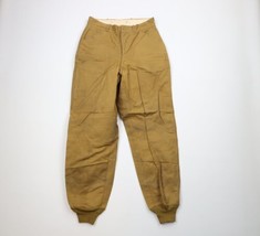 Vtg 50s 60s Streetwear Mens 30x31 Distressed Canvas Hunting Joggers Pants USA - £77.83 GBP