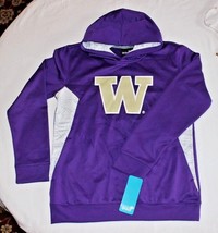 Nwt GEN2SPORTS Youth Size Ncaa Washington Huskies Purple Poly Pullover Hoodie - £11.99 GBP