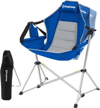 Aluminum Alloy Adjustable Back Swinging Chair, Folding Rocking Chair With Pillow - £112.96 GBP
