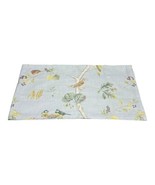 Vogol Botanical Bird And Floral Blue Boho Kitsch Kitchen Shabby Valance ... - $37.39