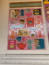 Foil STICKERS Sweets Treats Crafting Scrapbooking-Lot of 3 Packs-NEW Sch... - £4.10 GBP