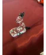 Hand Blown Glass Deer (Green) Decoration Glass Home Decoration Room - $35.54 CAD