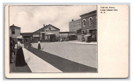 92nd Street Ferry Long Island City NY New York UNP UDB Berger&#39;s Postcard V14 - £21.27 GBP