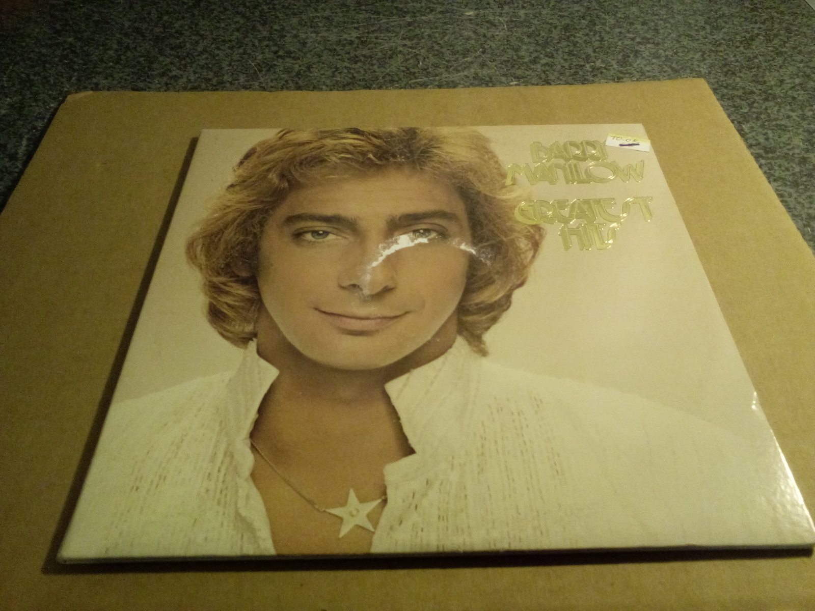 Primary image for BARRY MANILOW " GREASTEST HITS " LP
