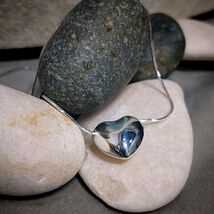 S9999 Silver Filled Vermeil Heart Pendant Necklace | Adjustable Chain | ... - $118.05