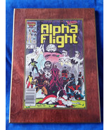 Alpha Flight #33 comic book cover - ART DECOR PLAQUE NEW - £7.55 GBP