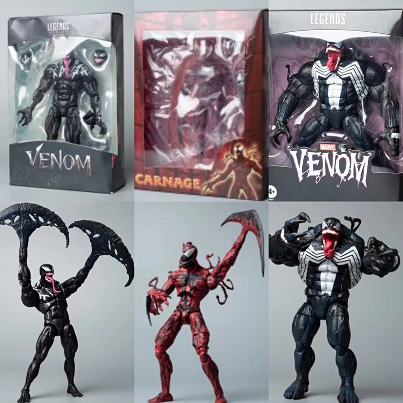 Marvel Venom Legends Carnage Action Figure Comic Version Collectable Joints - £24.36 GBP+