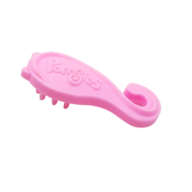 Pomsies Brush for Interactive Cat Wearable Pom-Pom Pet Plush Hair Comb Pink - £4.23 GBP