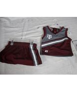 2025 Texas A&amp;M AM Cheerleader Cheer Uniform 3 Piece AM BABY TODDLER  12 ... - €30,15 EUR