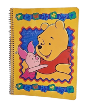 Winnie the Pooh Vintage 1990s Wire Bound theme Book Half Used - $93.18 MXN