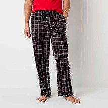 St. John&#39;s Bay Men&#39;s Microfleece Pajama Lounge Sleep Pants XX-LARGE Blac... - $21.28