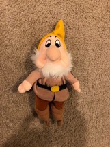 Disney Store Plush Sneezy B EAN Bag Snow White Seven Dwarfs Stuffed Doll Toy - £9.70 GBP