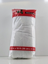 Happy Holidays Snow Blanket for Crafts 15 In. x 10 Ft. (38 cm x 3 m) White - $184.35 MXN