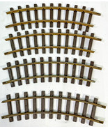4 PC G Scale 12 inch Curved Track - $324.69 MXN