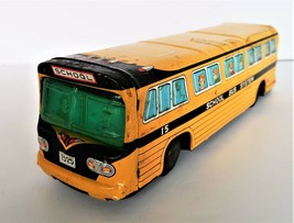 Tin Litho Friction 11&quot; School Bus System Made in Japan Vtg 50&#39;s or 60&#39;s - £67.15 GBP