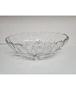 Vintage Indiana Glass Presentations The Crystal Collection 12&quot; Oval Frui... - £20.06 GBP