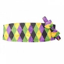 David&#39;s Formal Wear Mardi Gras Harlequin Cummerbund and Bow Tie - $93.10