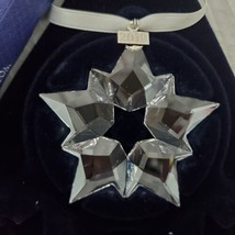 Swarovski 2019 Annual Edition LARGE CLEAR Star/Snowflake/Xmas Ornament - £36.99 GBP
