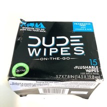 Dude Wipes On-The-Go Flushable Wipes Singles (15-Count) DW-15 Dude Wipes - £9.49 GBP