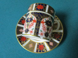 ROYAL CROWN DERBY COFFEE CUP AND SAUCER OLD IMARI PATTERN ORIG [80] - £112.23 GBP