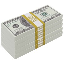 $50,000 BLANK FILLER 2000 Series Prop Money Stacks - $49.99