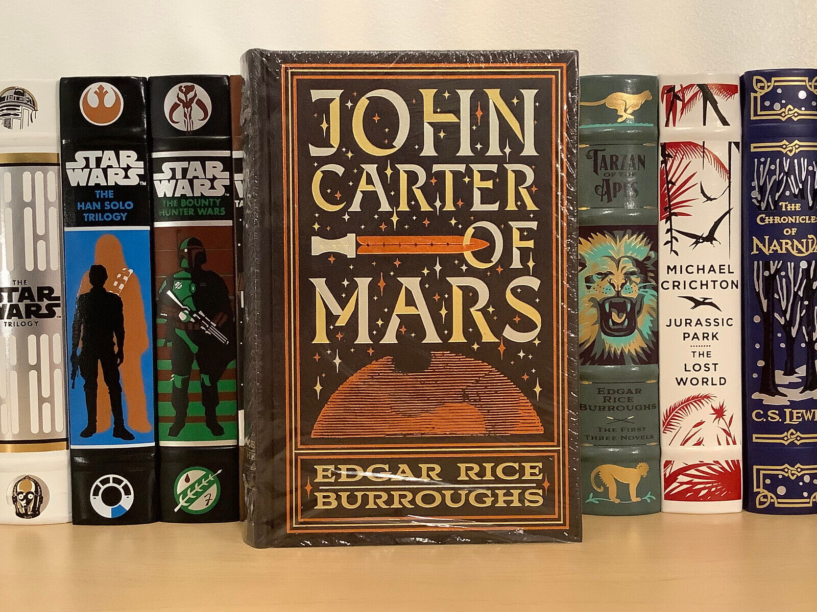 Primary image for John Carter of Mars - 5 novels in one by Edgar Rice Burroughs, leather / sealed