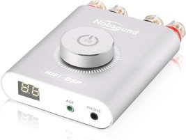 Nobsound Ns-20G 200W Mini Bluetooth 5.0 Power Amplifier 2.0 Channel, Silver - £58.34 GBP