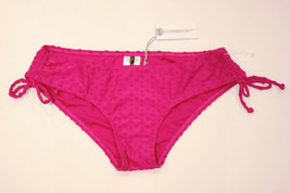 O&#39;neill Fuchsia Pink Swim Bikini Bottom Triangle Prints Beachwear Side Ties L - £34.57 GBP