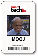 Mooj at Smart Tech from 40 Year Old Virgin pin Fastener Name Badge Hallo... - $15.99