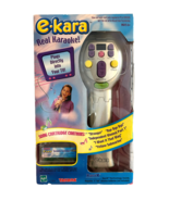 Vintage Takara Hasbro E-Kara Real Karaoke Plug &amp; Play w/ Song Cartridge ... - £27.24 GBP