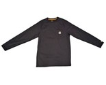 Carhartt Shirt Mens Black Force Workwear Light Weight Long Sleeve Pocket... - $10.45