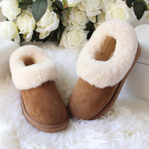 New European winter sheep&#39;s fur-in-one snowboots, cotton shoes, household thicke - £63.41 GBP