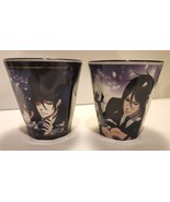 BOOK OF CIRCUS Drinking Glasses Anime Set of 2 Plastic Cups NEW 3 1/2&quot; Tall - €26,00 EUR